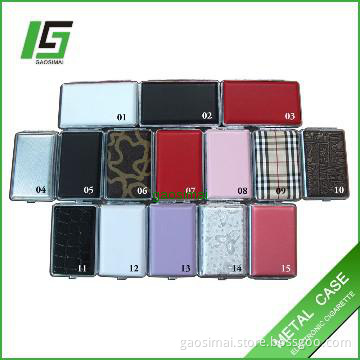 ego 510 e-cigarette metal case leather cigarette case wallet